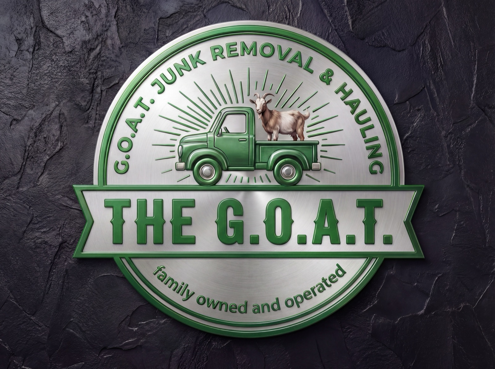 The G.O.A.T. Junk Removal Truck in Sioux City